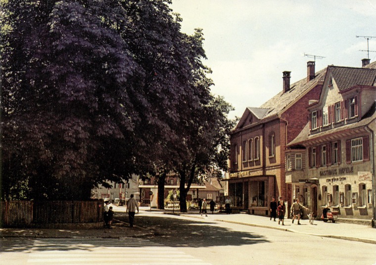 Schloss-Apotheke in den 1950er-Jahren